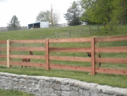 48\" high Kentucky 4 Board Fence